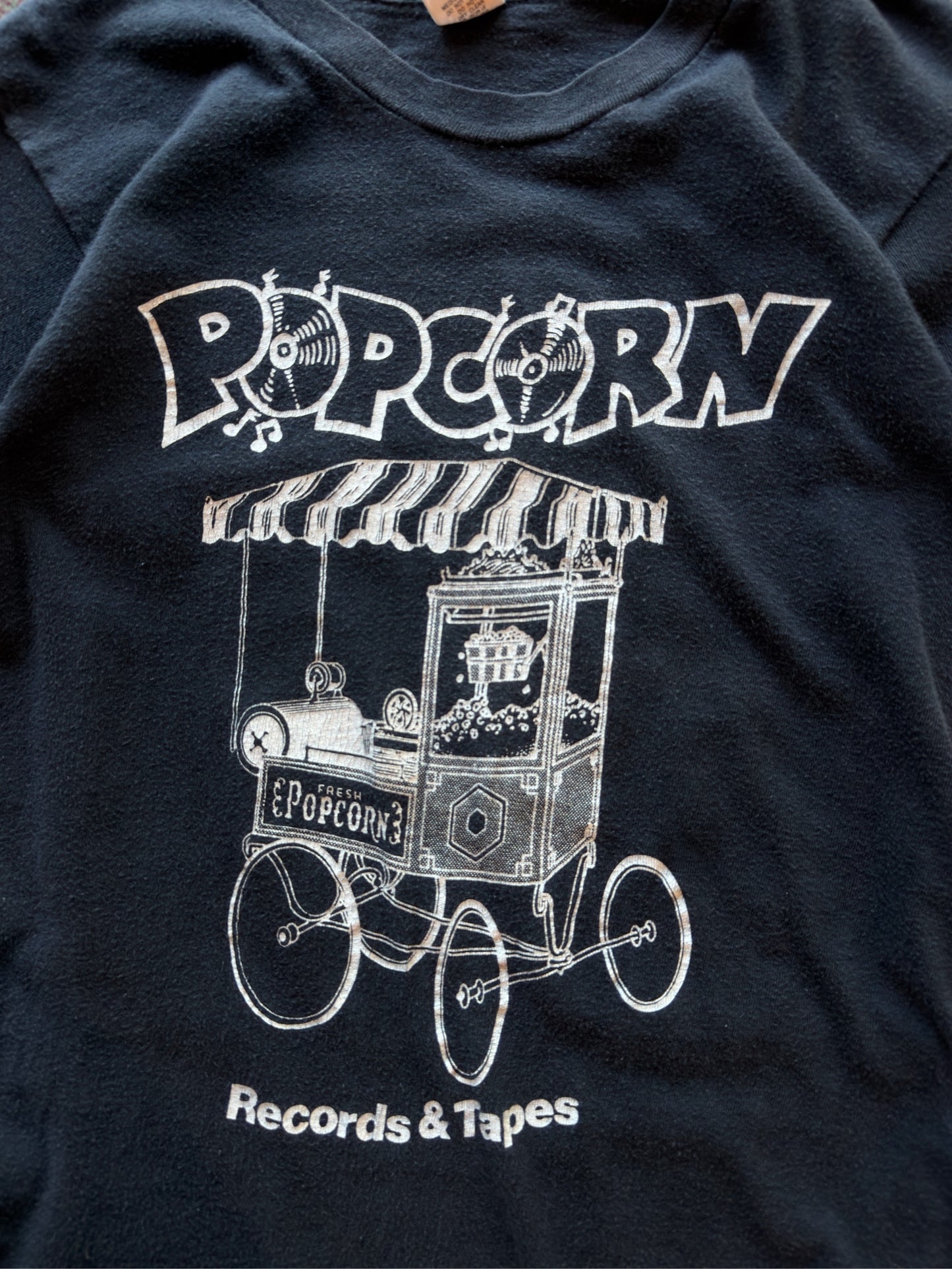 1970s Popcorn Records & Tapes tee