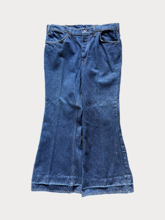 1970s Levi’s 684 Dark Wash Bell Bottom Jeans