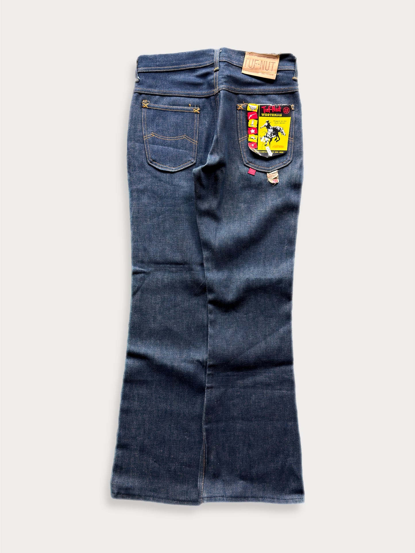 1970s Tuf-Nut Deadstock Dark Indigo jeans