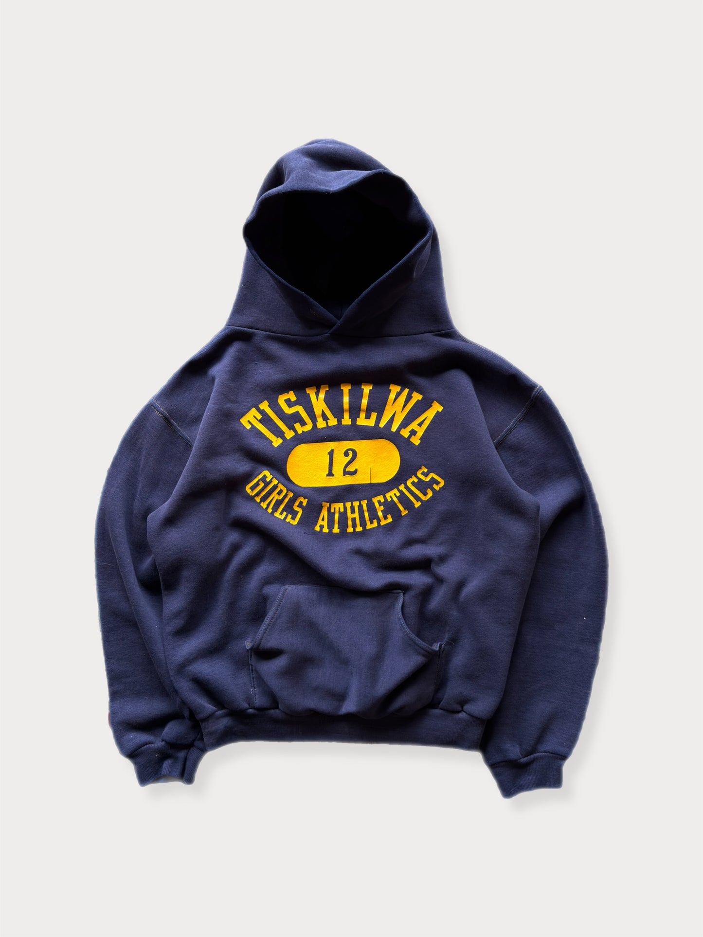 1970s Tiskilwa “12” Girls Athletics Russell hoodie