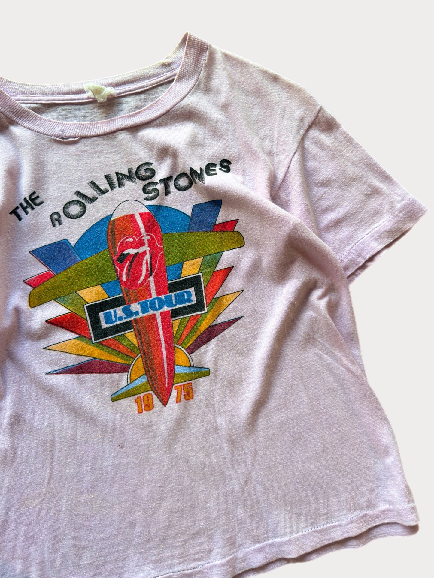 1975 The Rolling Stones Tour tee