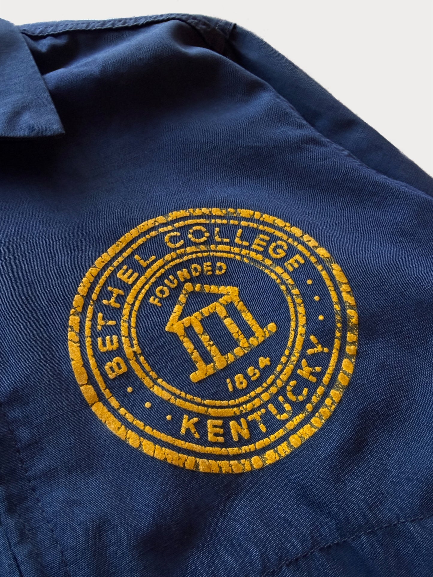 1950s/60s Velva Sheen Bethel College Zip Jacket