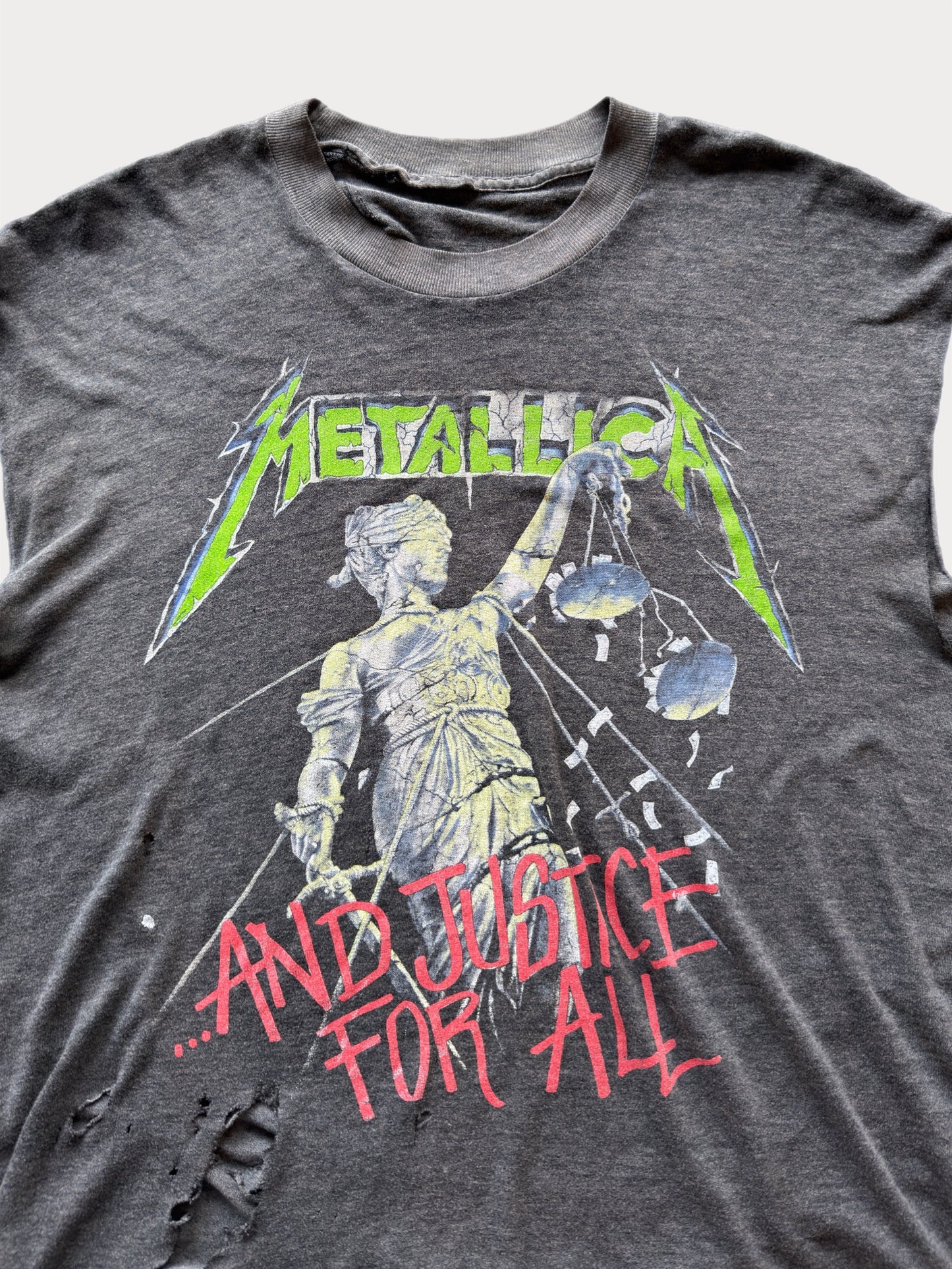 1988 Metallica And Justice For All Tour tee