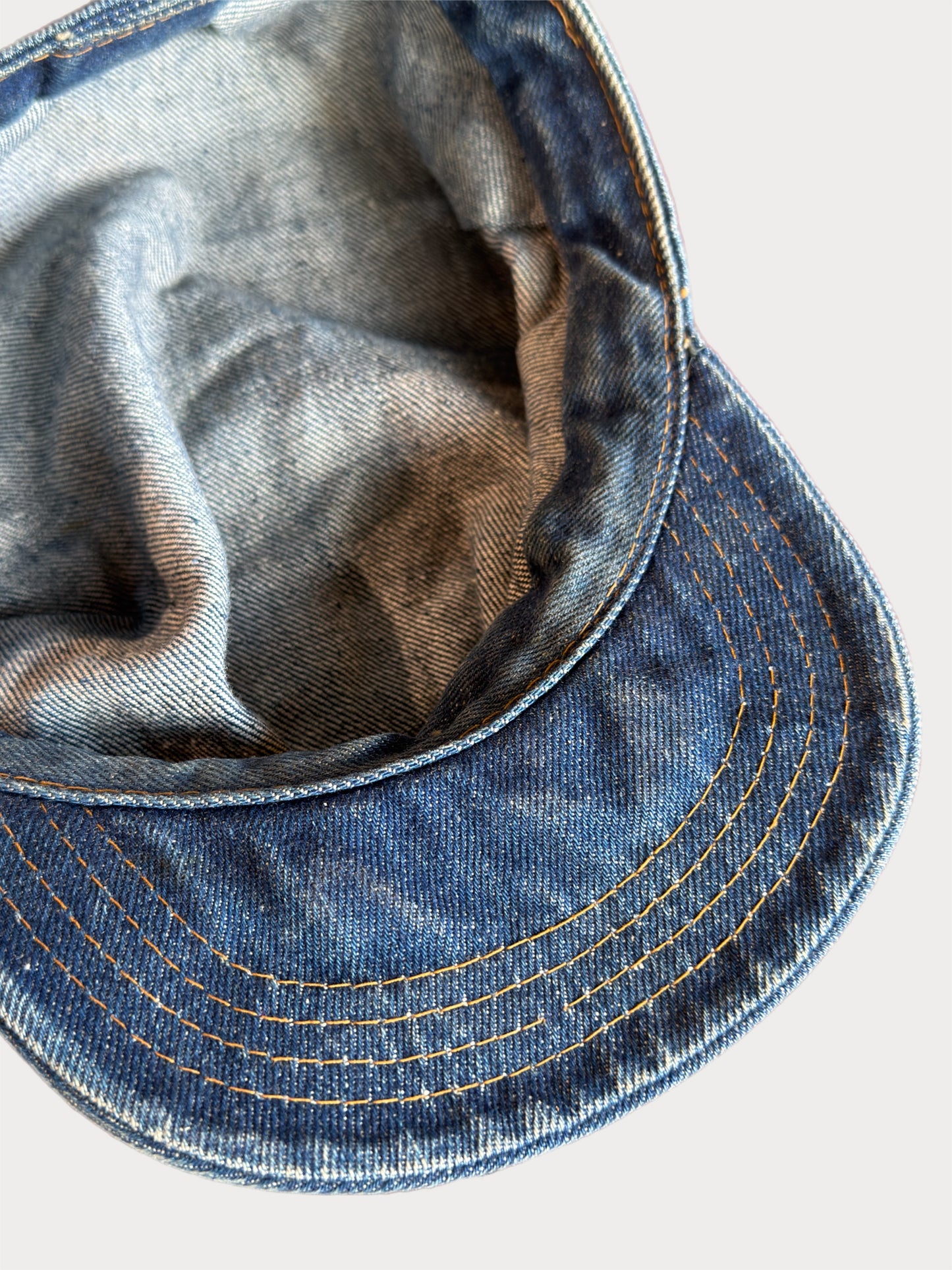 Vintage 1970s Levi’s Orange Tab Denim Engineers Cap