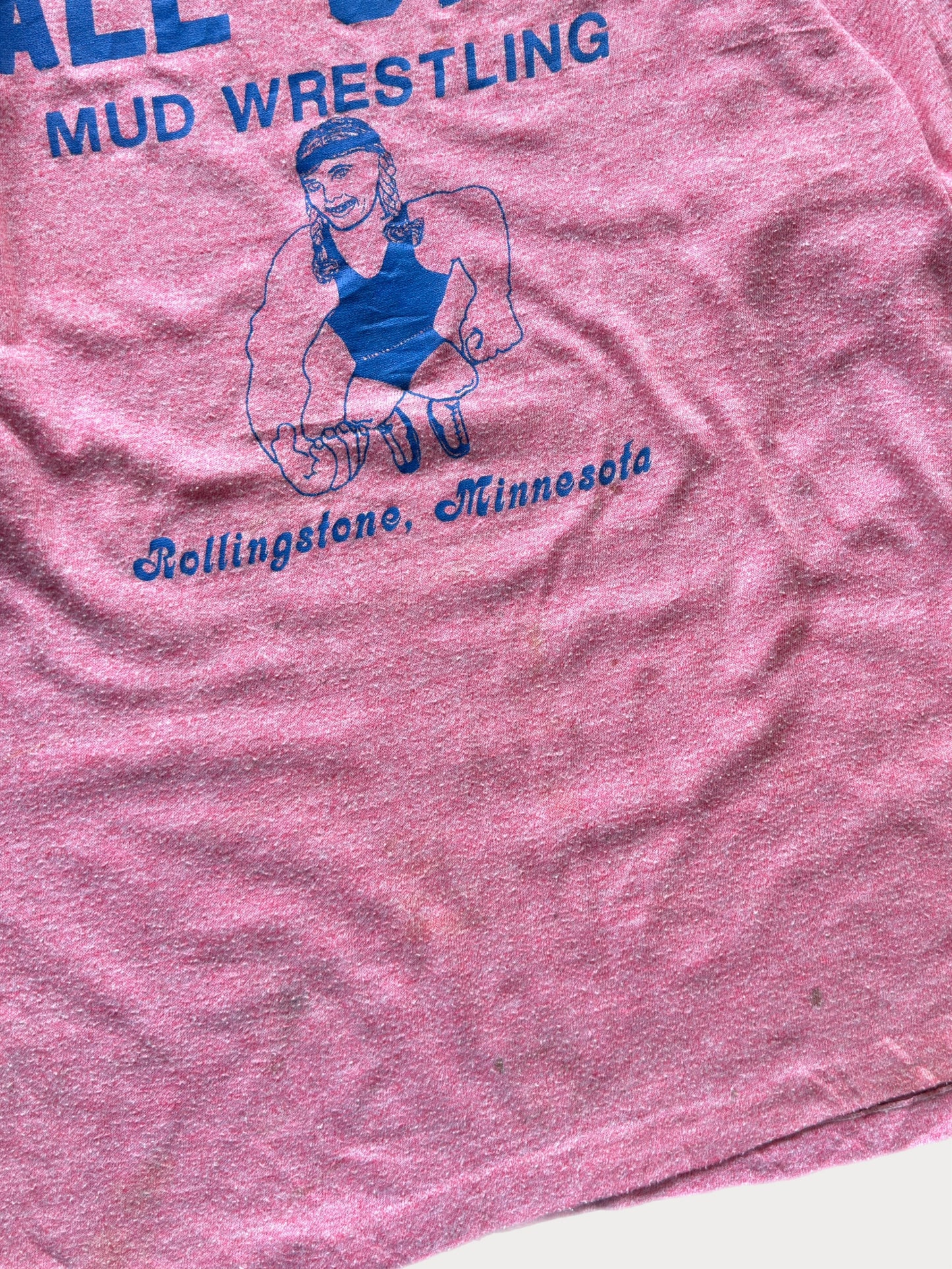 1970s/80s All Star Mud Wrestling Ringer tee