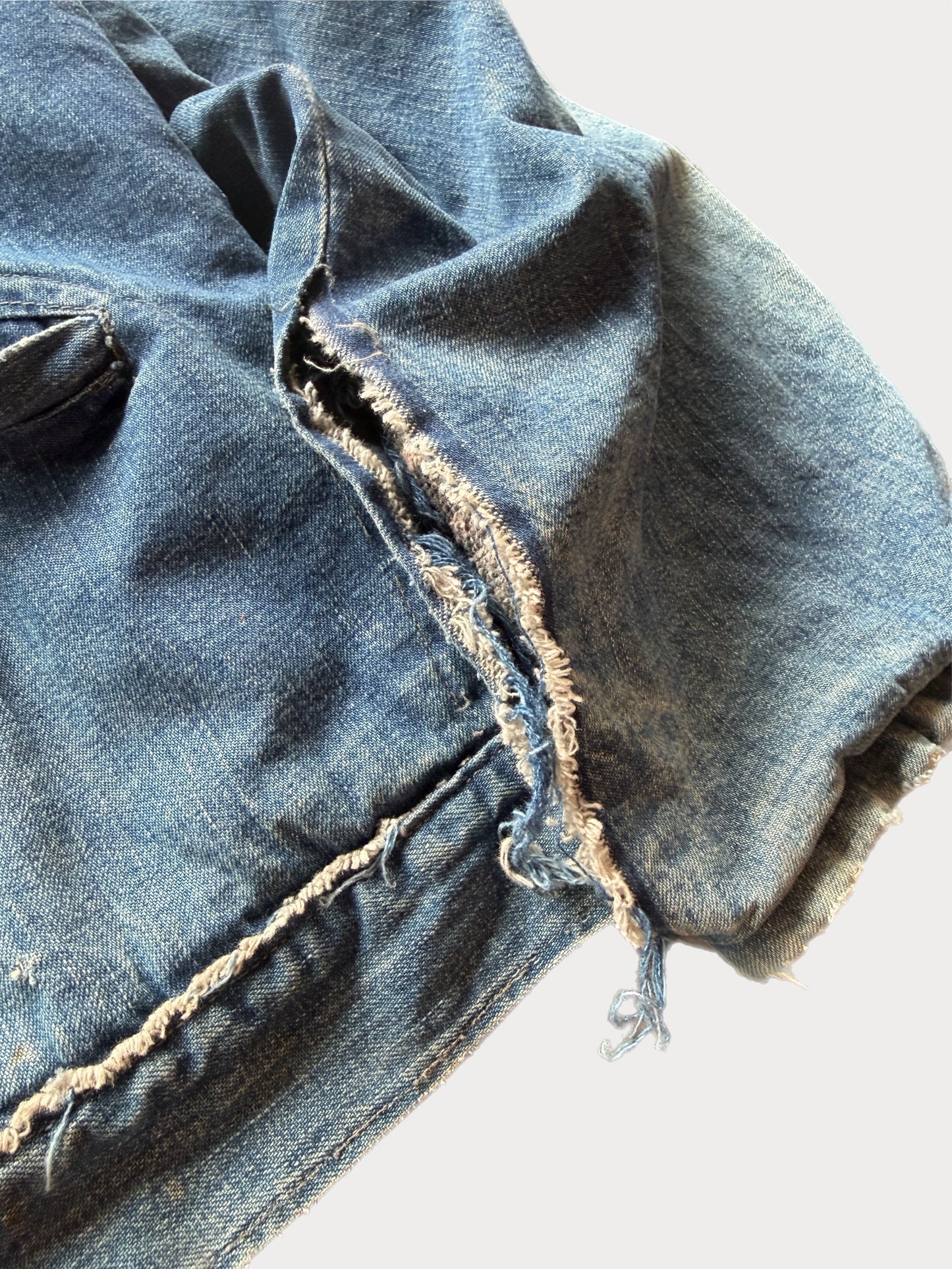 1940s/50s Blanket Lined Denim Work Jacket