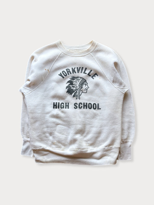 1950s/60s Yorkville High School sweatshirt