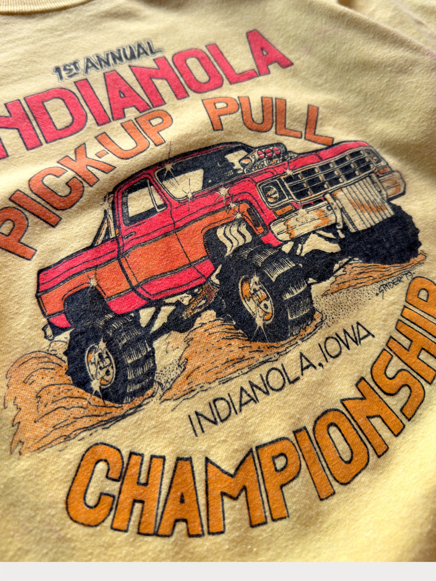 1979 Indianola Pick-Up Pull Championship tee