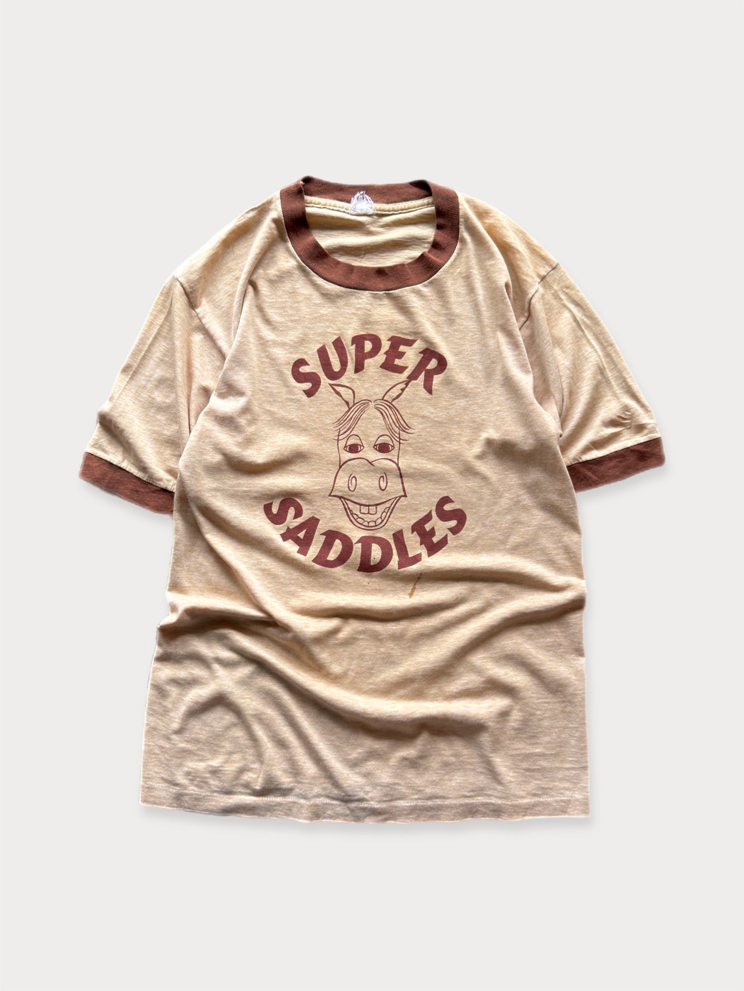 1970s Super Saddles Ringer tee