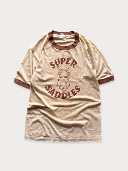 1970s Super Saddles Ringer tee