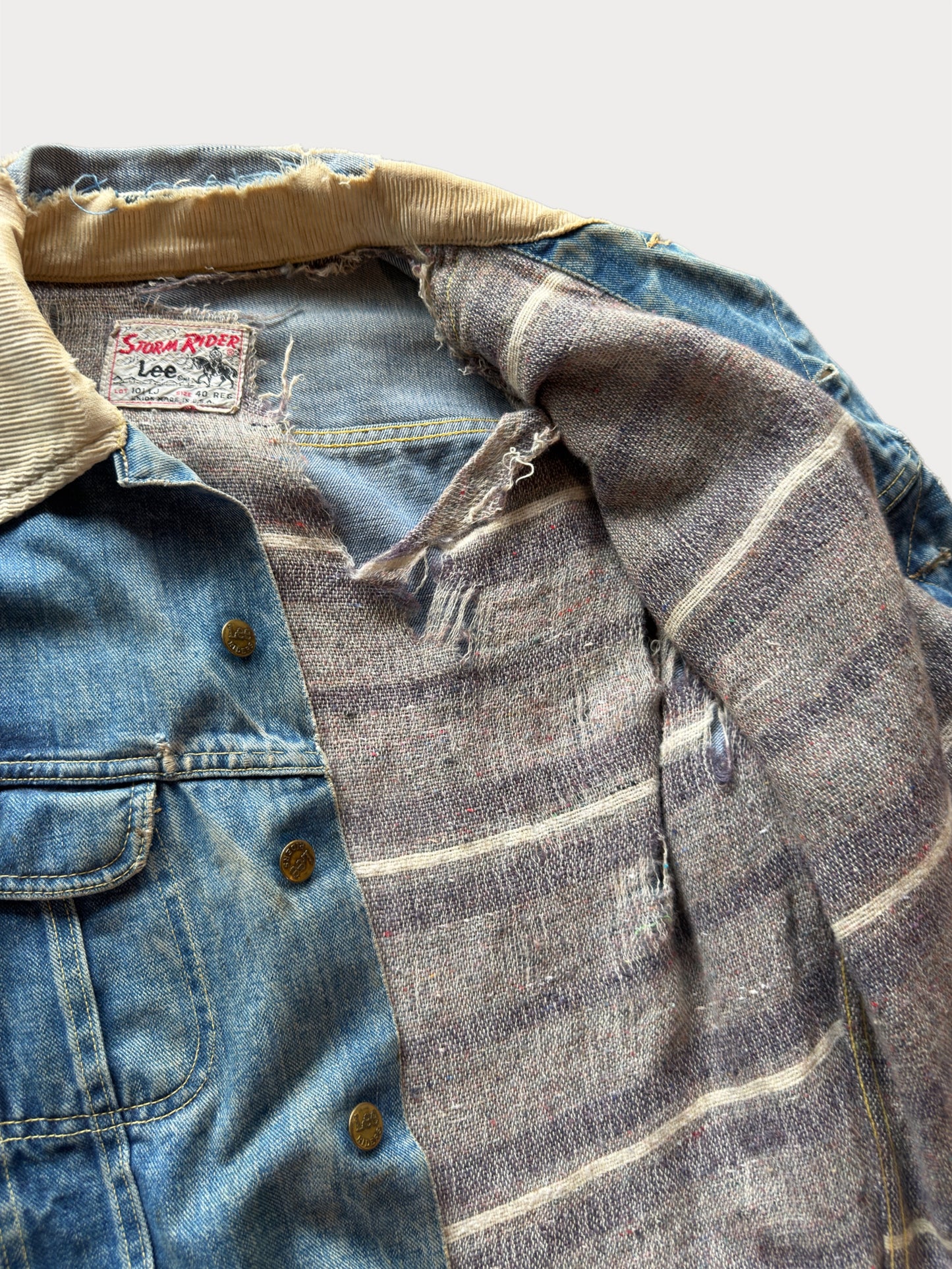 1960s Lee 101-LJ Storm Rider Denim Jacket