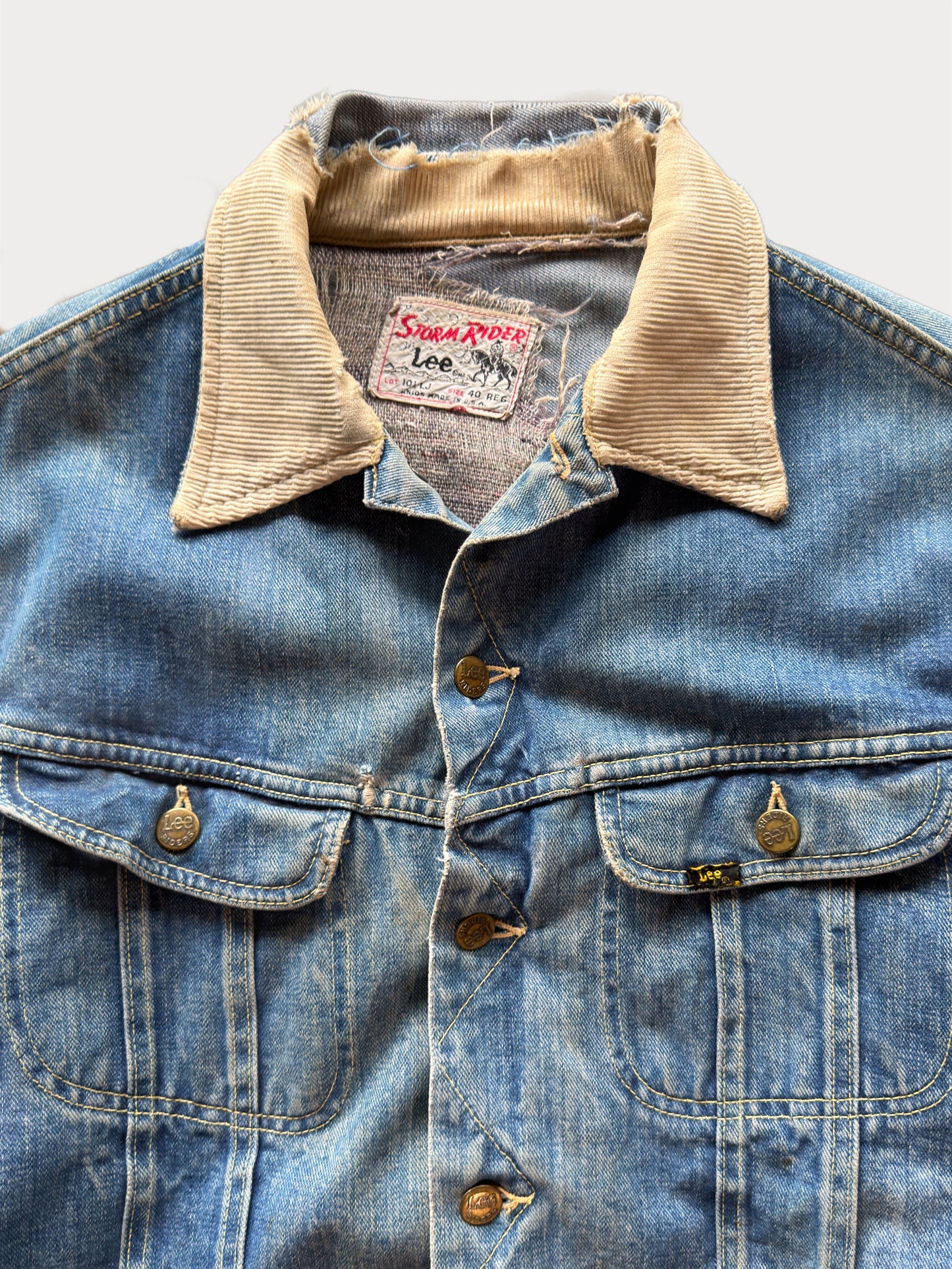 1960s Lee 101-LJ Storm Rider Denim Jacket