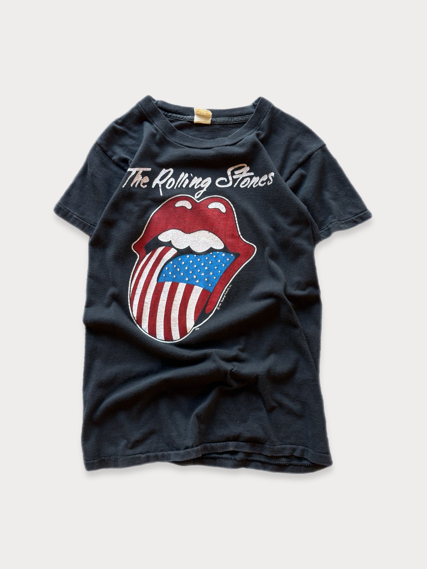 1981 Rolling Stones Slim Tour tee